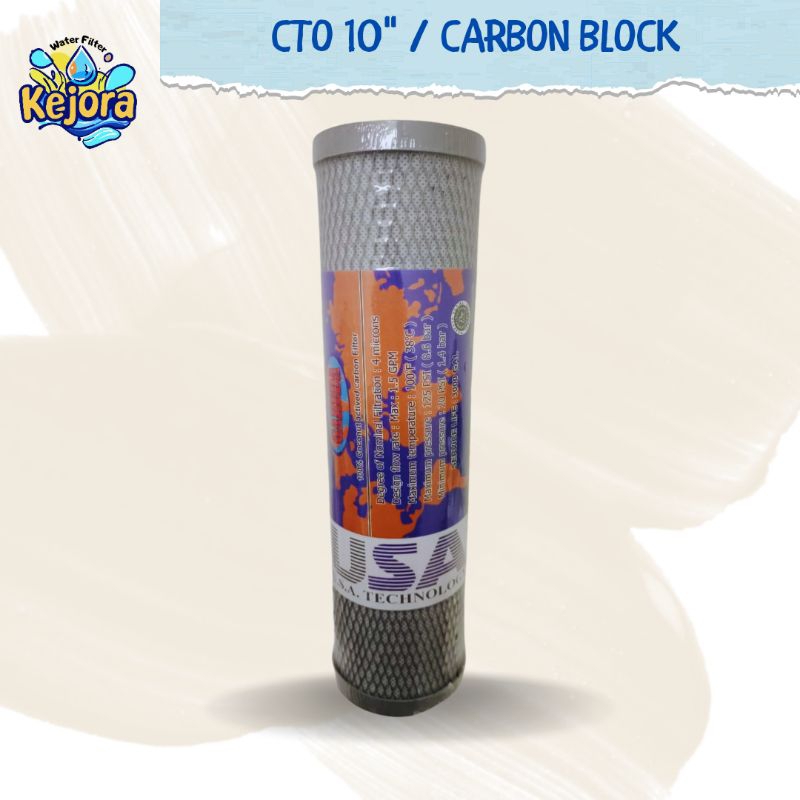 Filter Carbon CTO 10"/Carbon Block/CTO/Filter Air
