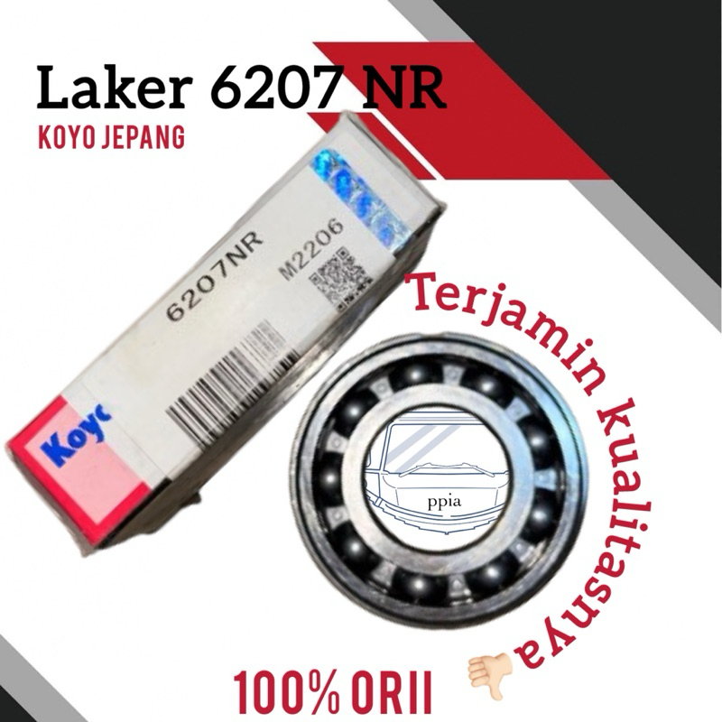 laker 6207NR koyo jepang / bearing 6207 NR koyo jepang
