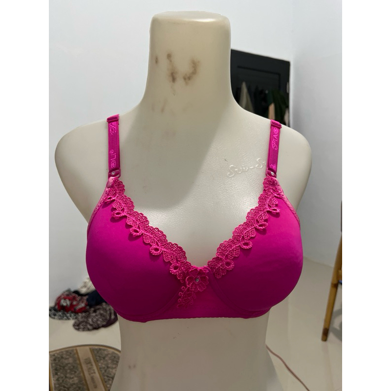 BRA PIALI PINK FANTA UK 36  LD BAWAH 70-90 LD ATAS CUP 100
