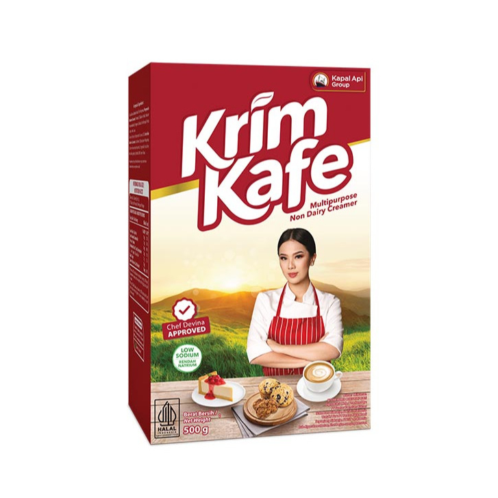 

Kapal Api Krim Kafe Multipurpose Non Dairy Creamer 500gr Lokal HALAL