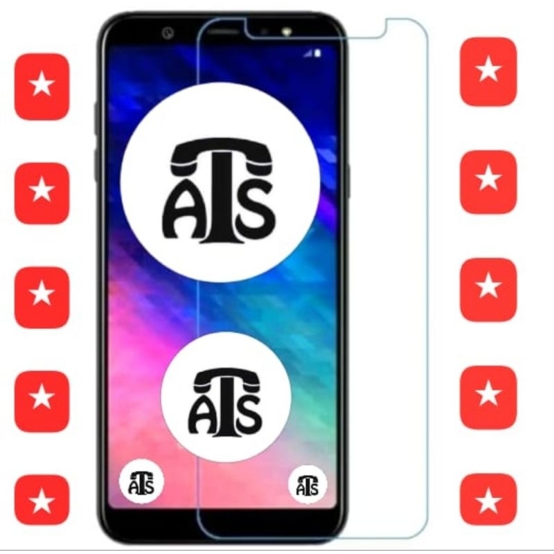 Tempered Glass Bening SAMSUNG A6 PLUS / Samsung A6+ Tg Temper Tipe Hp Samsung A6+ Samsung A6 Plus Te