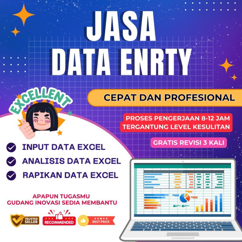 Input data, Olah data Excel, Analisis data Excel