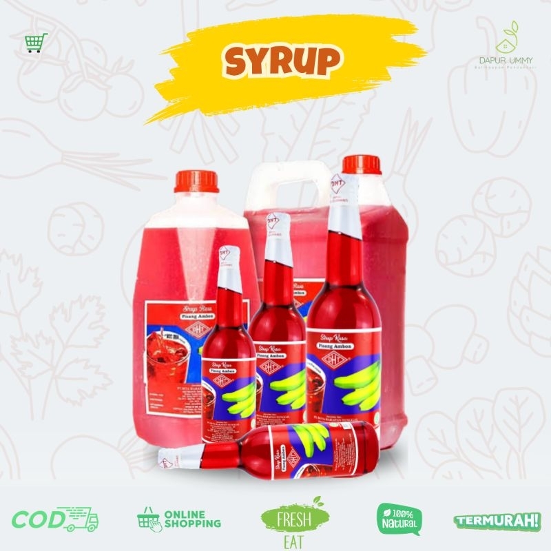 SYRUP DHT • Sirup DHT Pisang Ambon • 620ml
