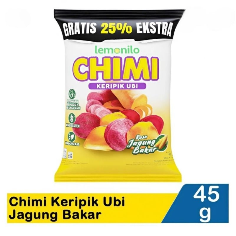

Lemonilo Chimi Keripik Ubi Jagung Bakar 45g