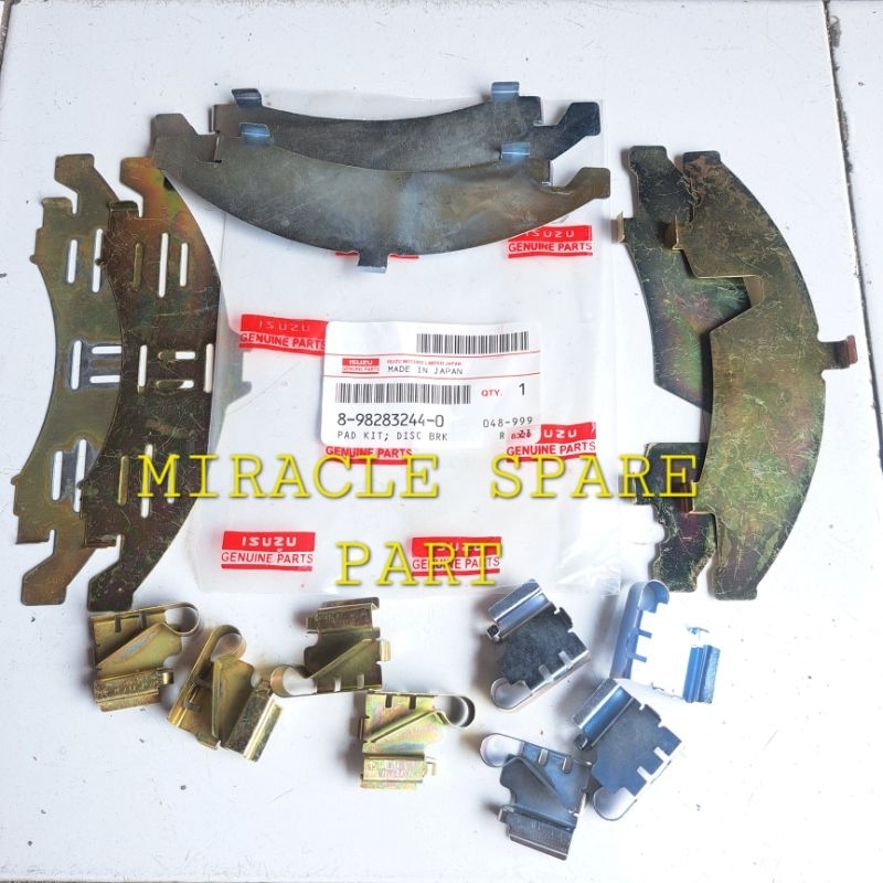 Plat Brake Pad Plat Kampas Rem Depan Isuzu TRAGA