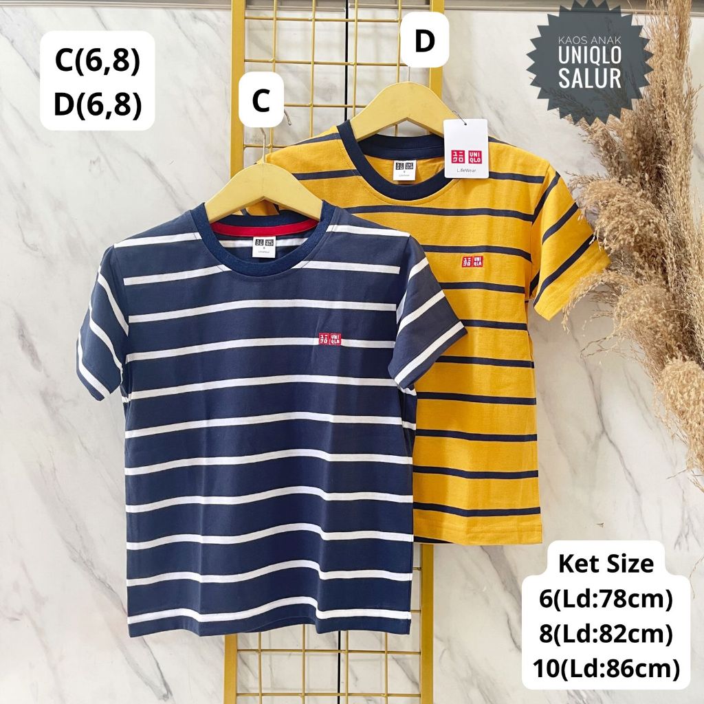 KAOS ANAK UNIQLO ORIGINAL SALUR