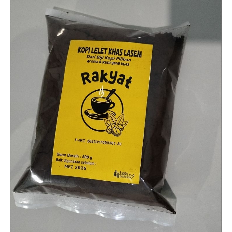 

KOPI LELET LASEM REMBANG KOPI RAKYAT 500GR KOPI MURAH