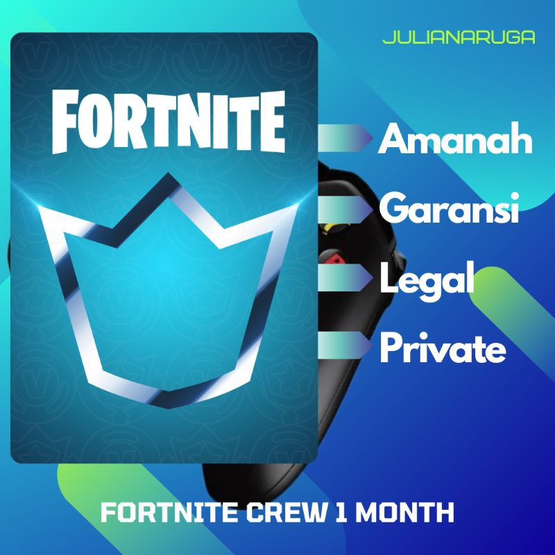 Fortnite - Fortnite Crew 1 Bulan Subscription [Julianaruga]