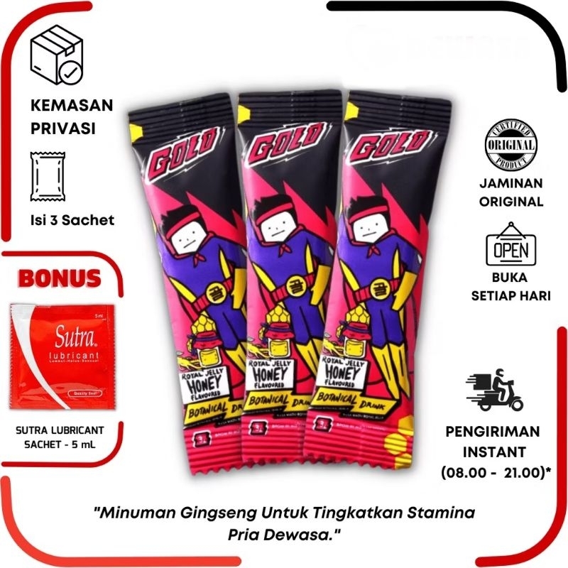

minuman herbal alami drink botanical 3 sachet