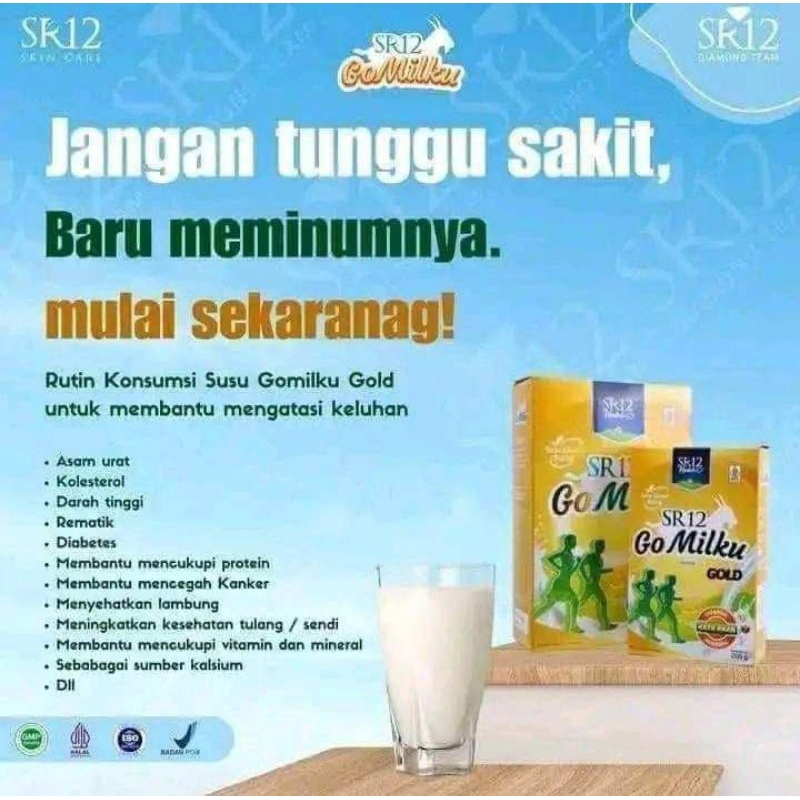 

SR12 Go Milku Gold/Susu Etawa Kambing/Herbal/