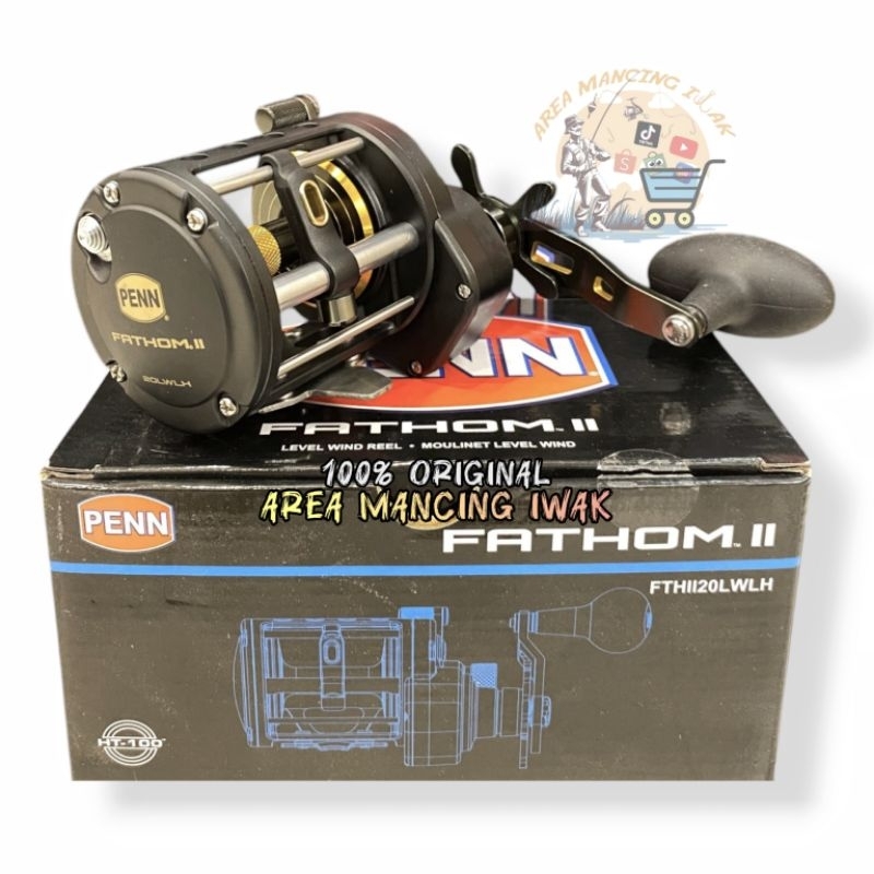 Reel Trolling PENN FATHOM II 20LWLH Full Metal 4+1BB Ratio 5.5:1