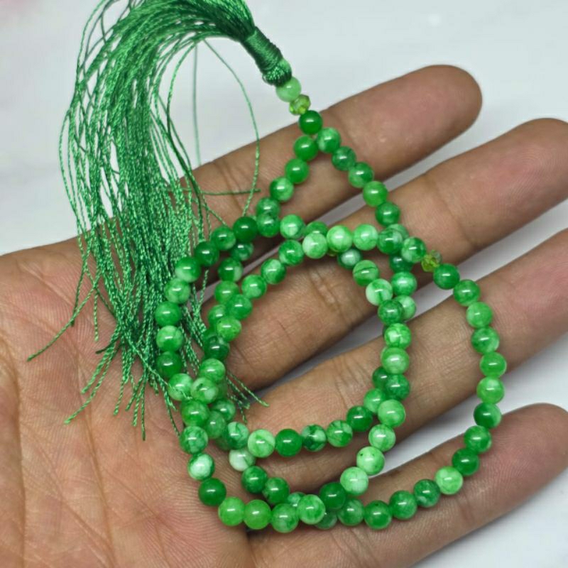 Tasbih Batu Giok Original 6mm 99Butir