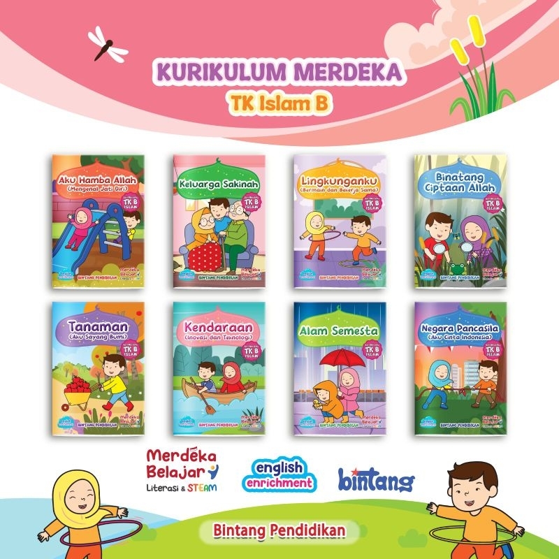 

NYBEBY26 BUKU PAKET ISLAM (ISI 8 BUKU) UNTUK TK/PAUD - KURIKULUM MERDEKA "GRATIS BUKU TABUNGAN