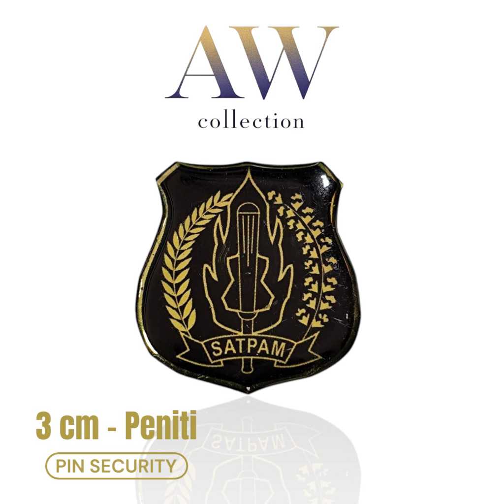 Pin Security Satpam / Atribut satpam / Aksesoris satpam