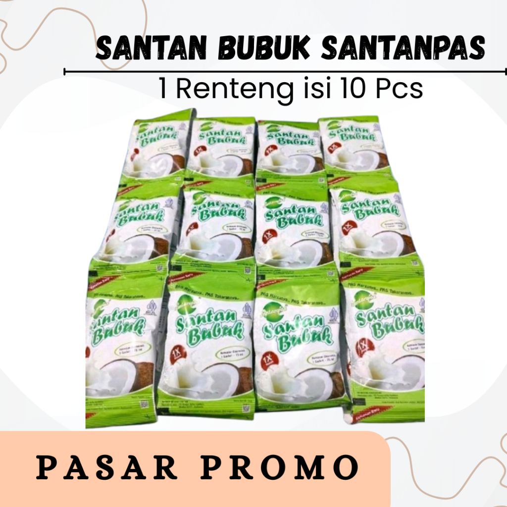 

SANTAN BUBUK SANTANPAS 1 Renteng dapat 10 Pcs