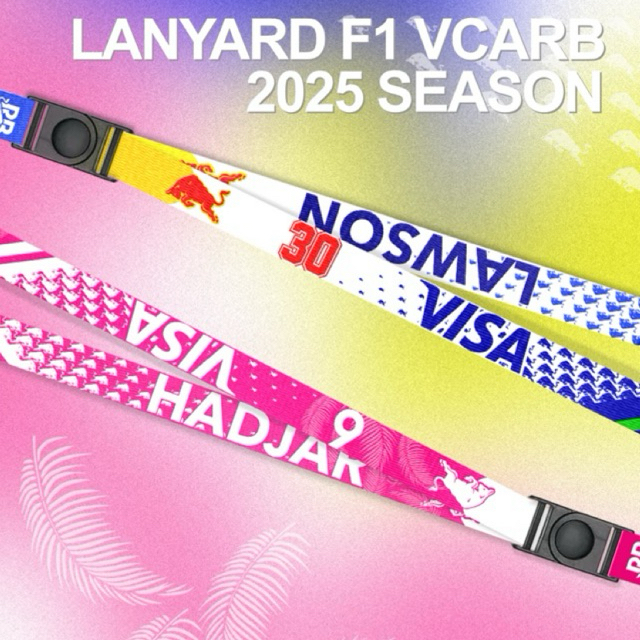 

Lanyard F1 RACING BULLS VCARB 2025 Season VCARB-02 & Miami Edition
