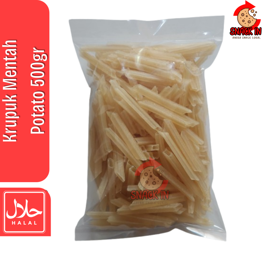 

Kerupuk Mentah Potato 500gr Seblak mentah