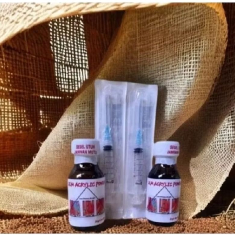 

Lem Akrilik 70ml free suntikan
