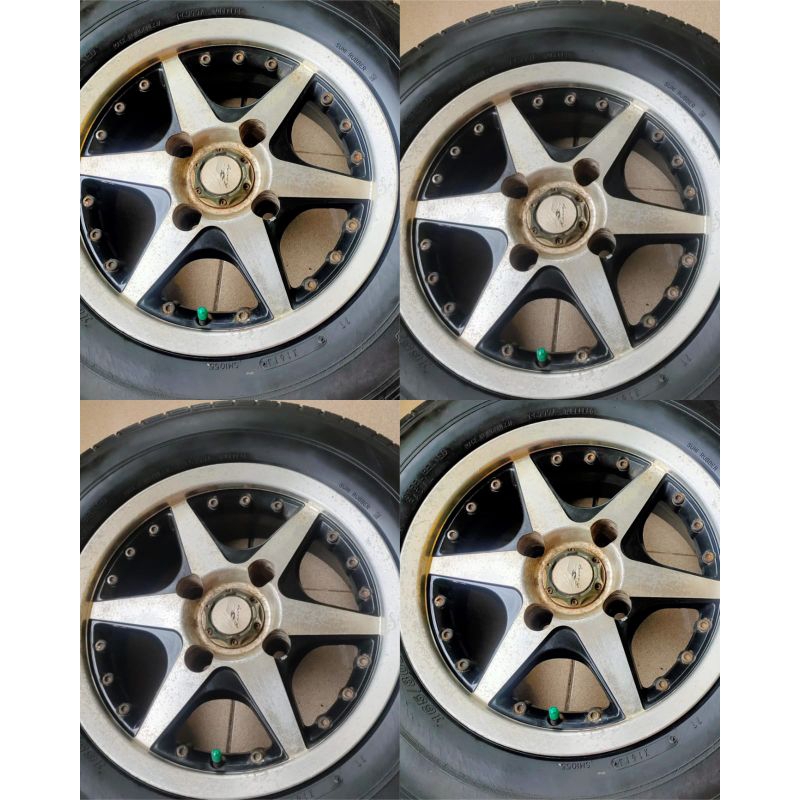forsale Velg+bonus ban komplit Ring 13 pcd 114