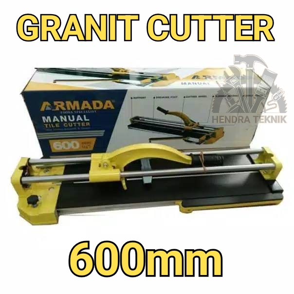 MESIN POTONG KERAMIK TEKEL DORONG MANUAL 600mm ALAT POTONG GRANIT 60CM LASER GUIDE