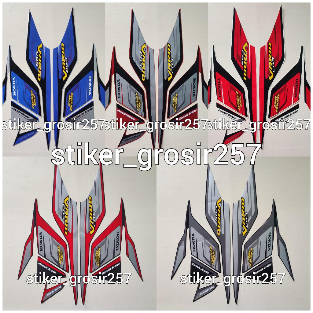 STRIPING STIKER LIS BODY MOTOR HONDA VARIO CBS KARBU 110 2009