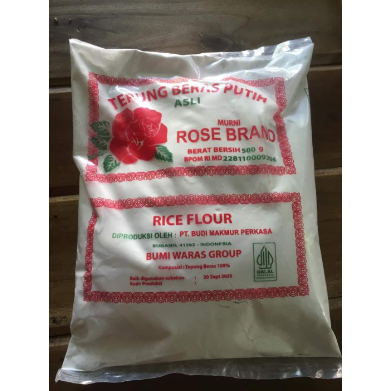 

tepung beras rose brand 500gr