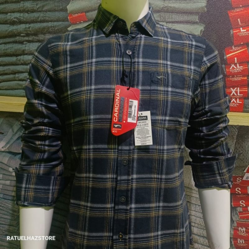 KEMEJA LENGAN PANJANG CASUAL CARDINAL ORIGINAL