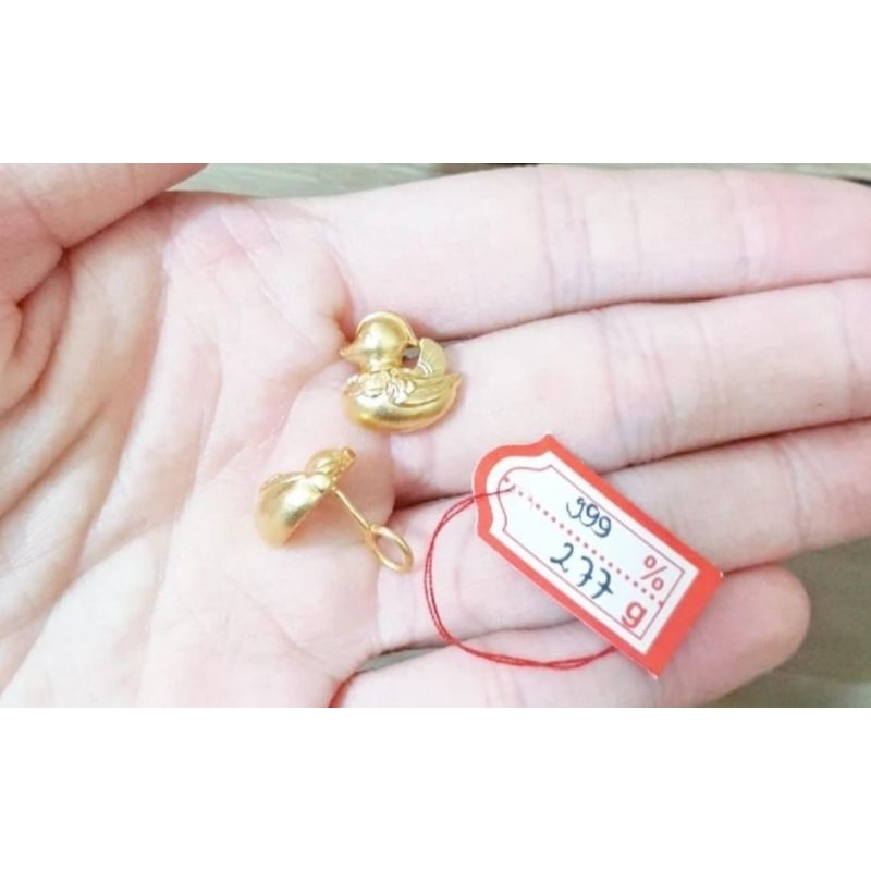 Anting emas 24k bebek