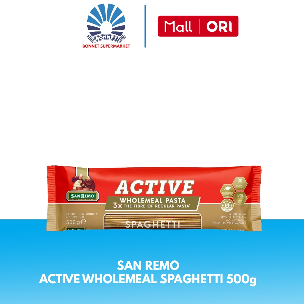 

San Remo Active Wholemeal Spaghetti 500g 9310155413213