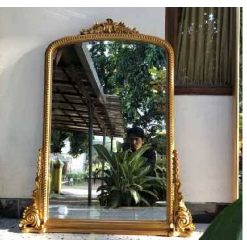 CERMIN UKIRAN JATI JEPARA DINDING