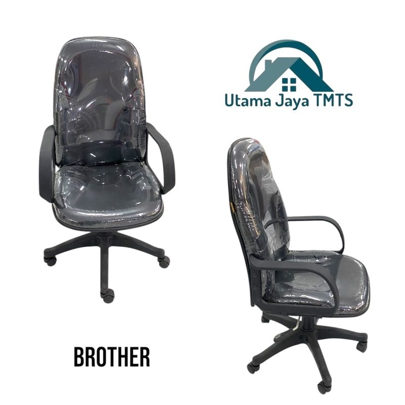 Kursi direktur hitam brother // kursi kantor hidrolik // kursi putar