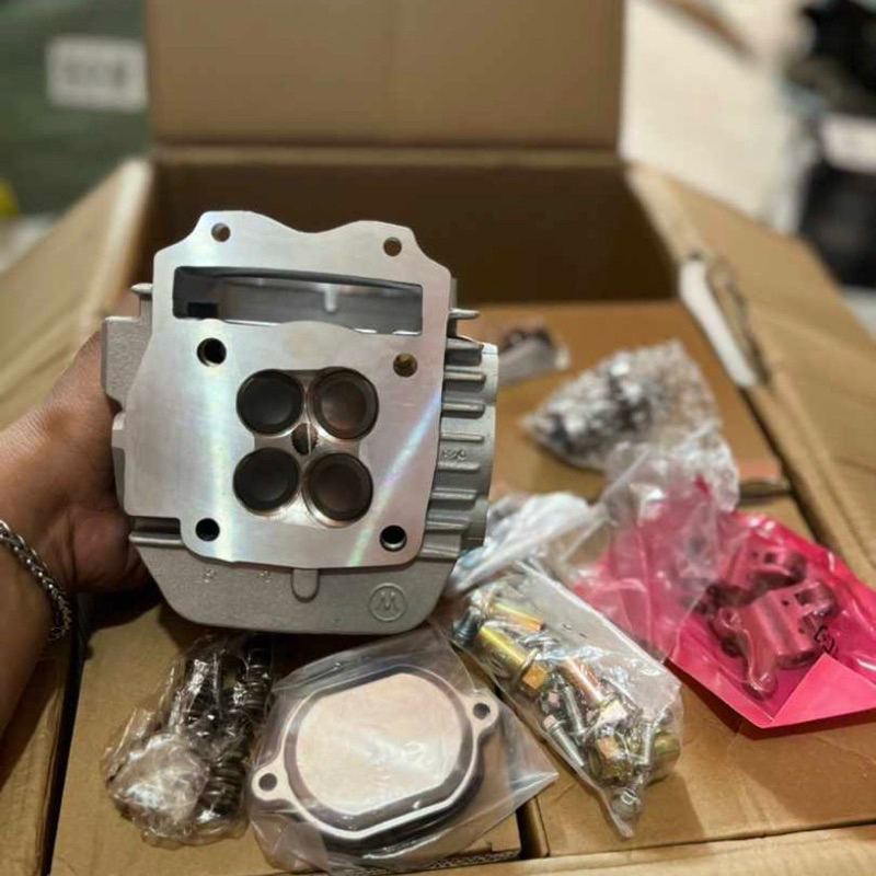 Cylinder head kop KPH karisma kirana supra 125 4 klep 25/22 PORTING CNC XGP RACING super head kop ka