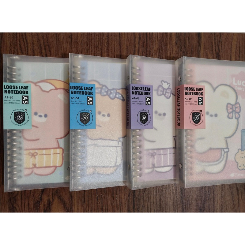 

binder a5 bear lucky