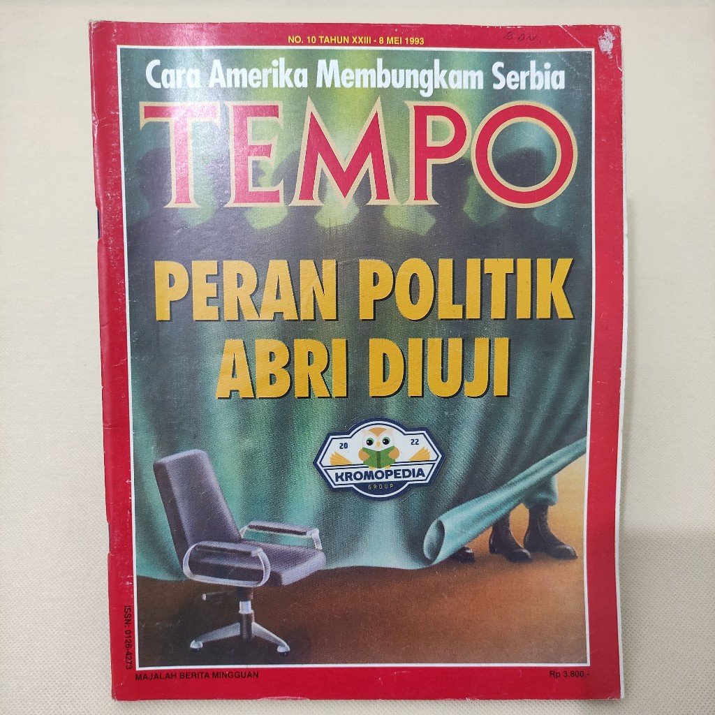 (ORIGINAL) Majalah Tempo - Peran Politik ABRI Diuji (No.10 / 8 Mei 1993)