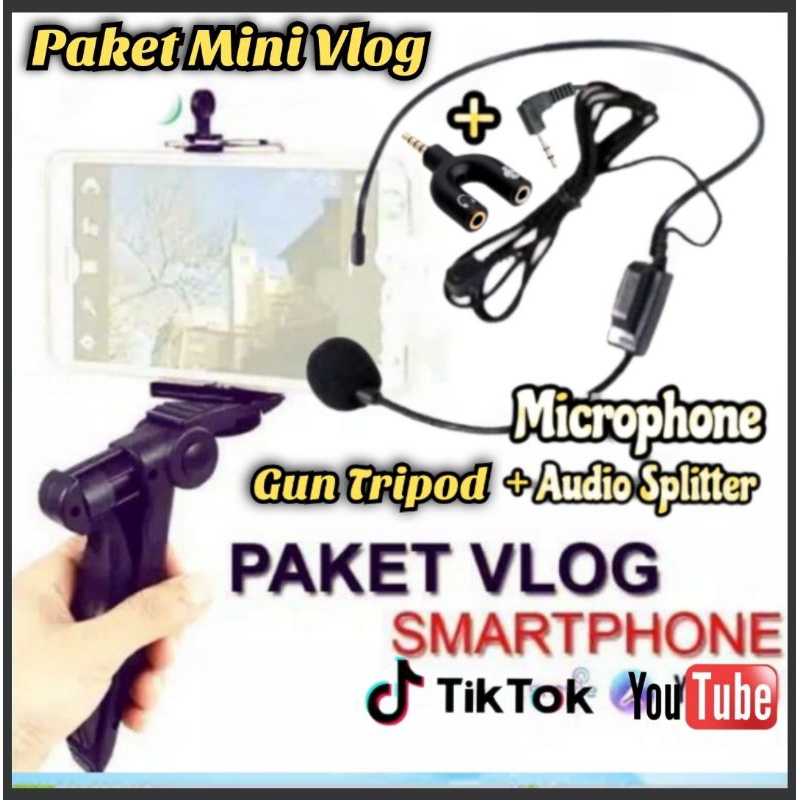 Paket Lengkap Vlog kamera video youtube