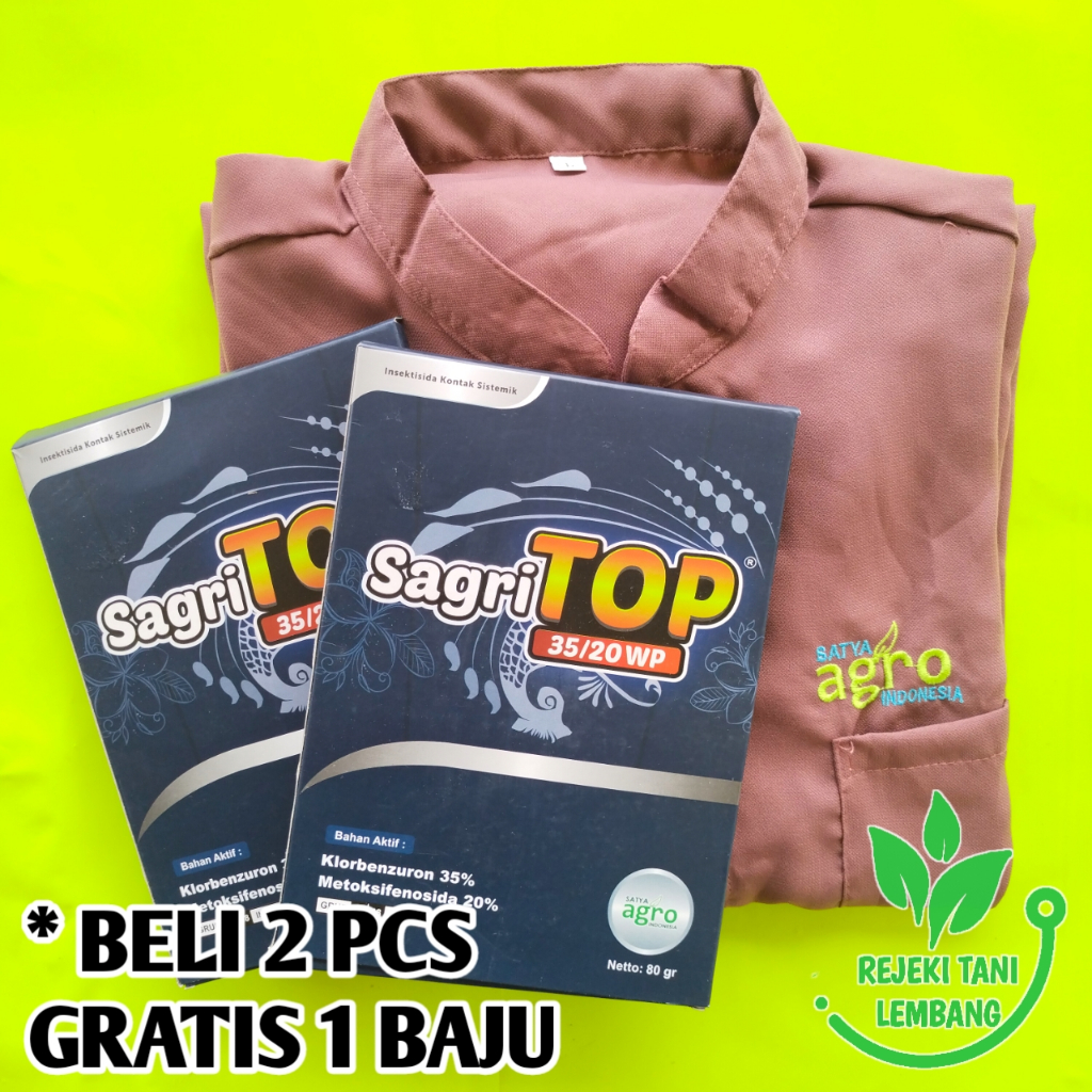 INSEKTISIDA SAGRI TOP 80 GR PEMBASMI HAMA ULAT GRAYAK