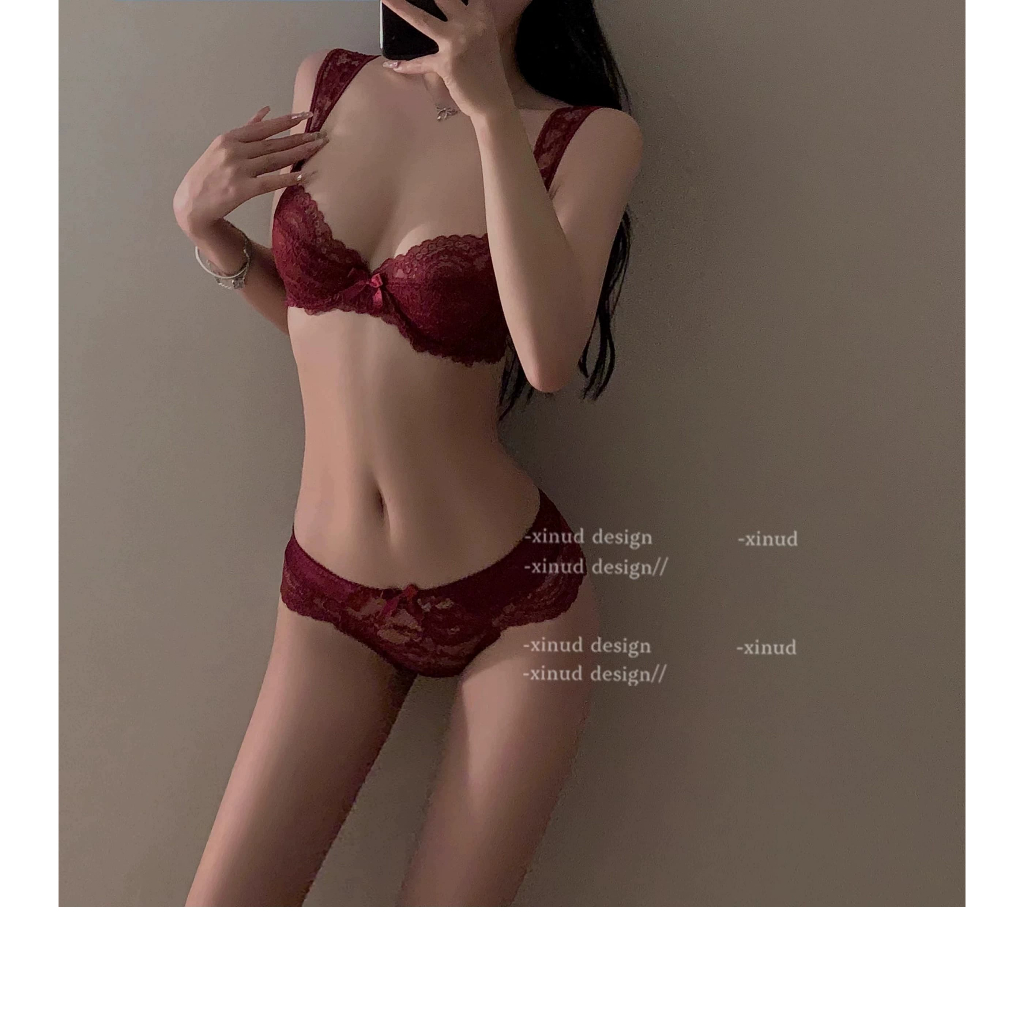 BEVERLY JEAN - Kimberly Bra Setelan BH + CD Seksi Renda Pakaian Dalam Wanita BH Kawat Celana Dalam C