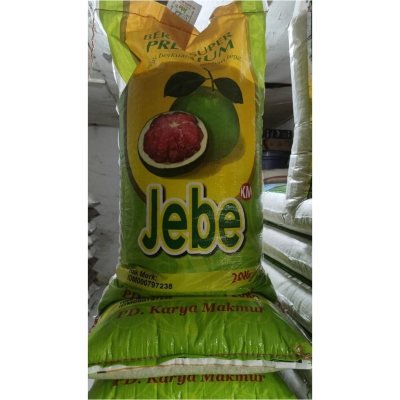 

Beras JEBE 20KG - Berkualitas Premium pulen & enak