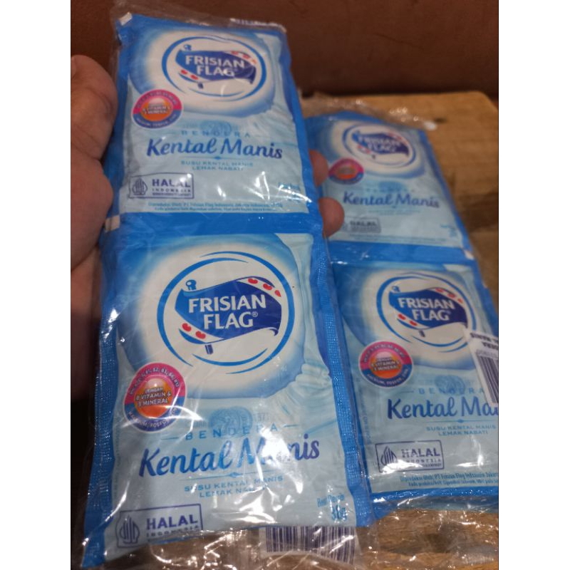 

susu bendera frisian flag putih isi 6 per renceng