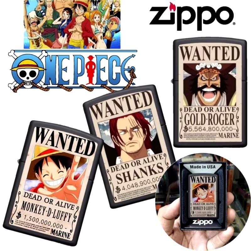 Zippo one piece bounty wanted limited