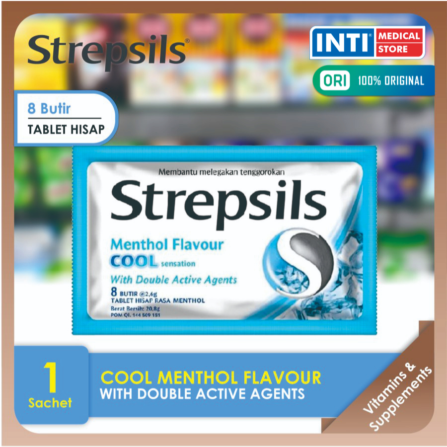 

STREPSILS | Cool Menthol Flavour | 8 pcs sachet