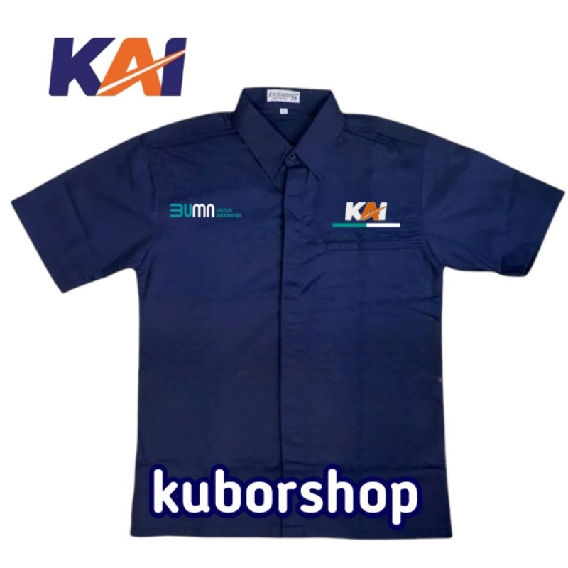 kemeja bumn kai kemeja pdh bumn kai seragam kerja bumn kai full bordir