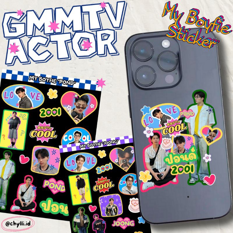 

MY BOYFIE GMMTV ACTOR STICKER | STICKER DECO THAILAND THAIENTHU