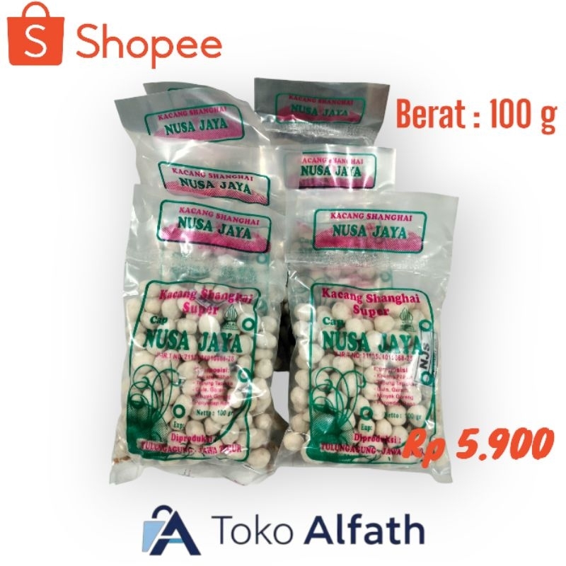 

KACANG ATOM SANGHAI NUSA JAYA 100 g ASLI TULUNGAGUNG