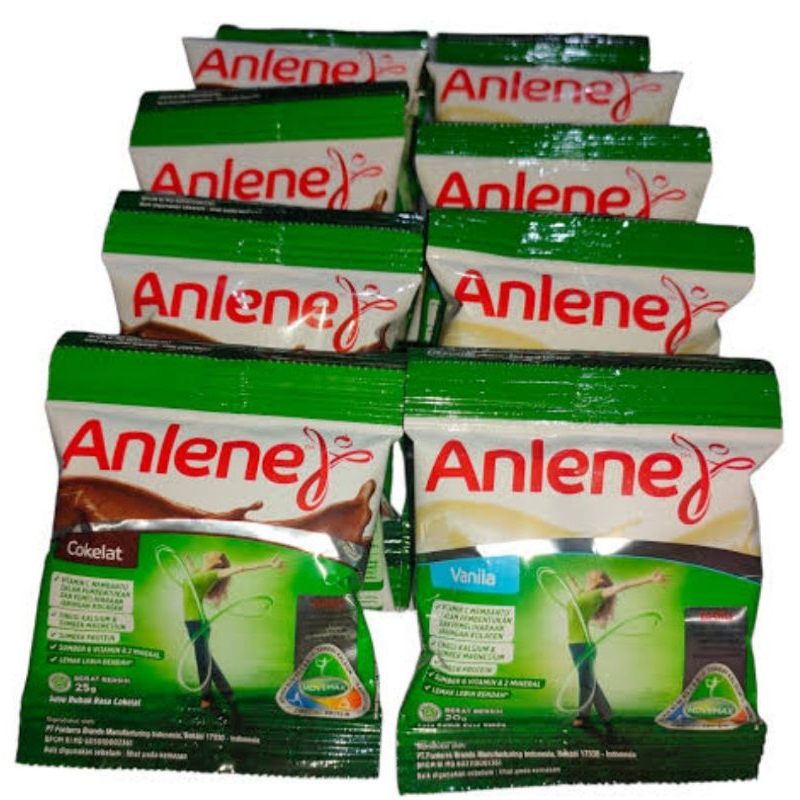 

susu anlene bubuk sachet (10 sachet) active