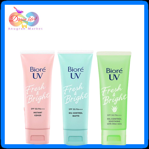 Biore UV Fresh & Bright SPF 50/PA+++ 30g / Biore UV Fresh and Bright