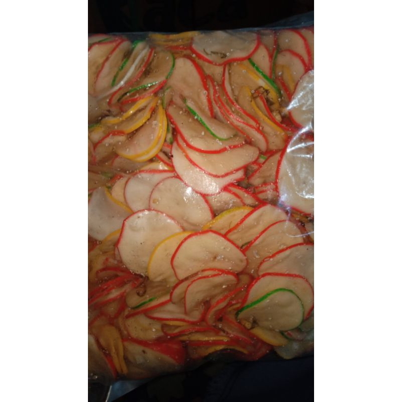 

kerupuk seblak kering (sebring) original & pedas daun jeruk