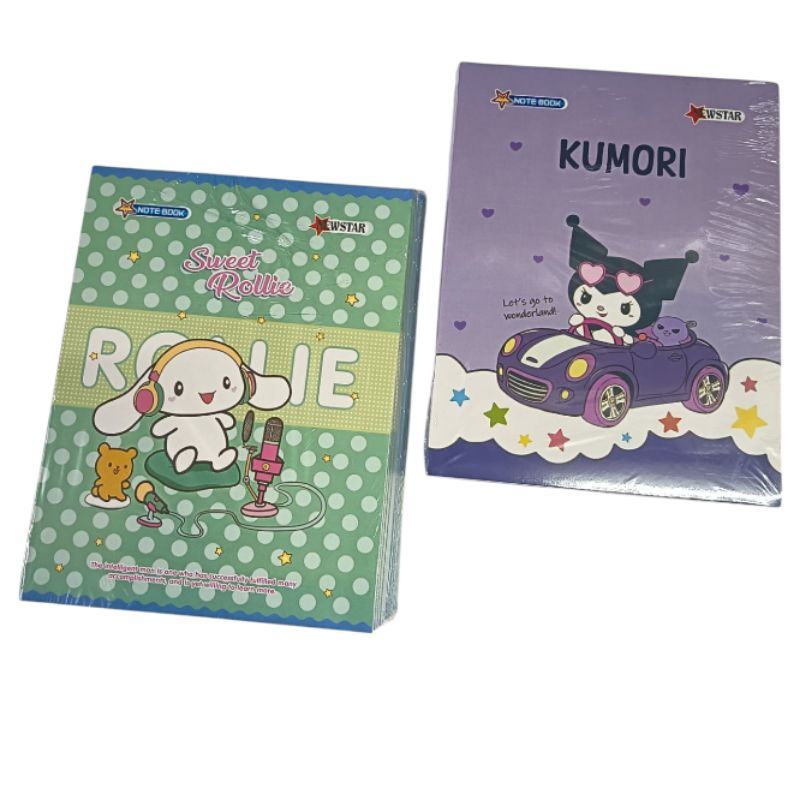 

Buku Tulis Kuromi Cinamorol & Labubu (38 Lembar 10 Buku) Murah Meriah RB9