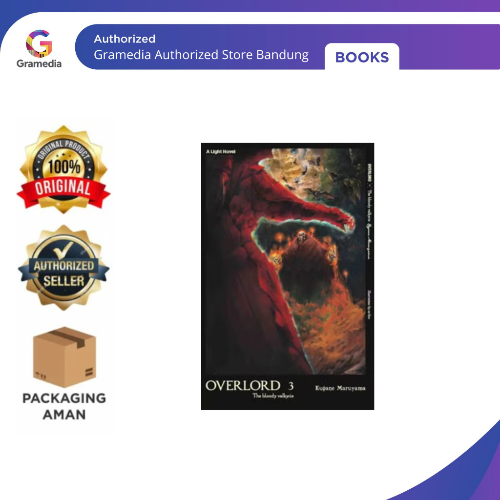 Gramedia Bandung - Overlord 3 Light Novel