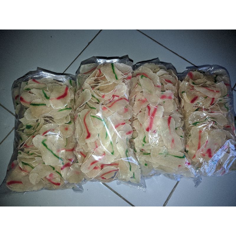 

1 kg karag/cantir / krupuk singkong renyah gurih khas Wonosobo